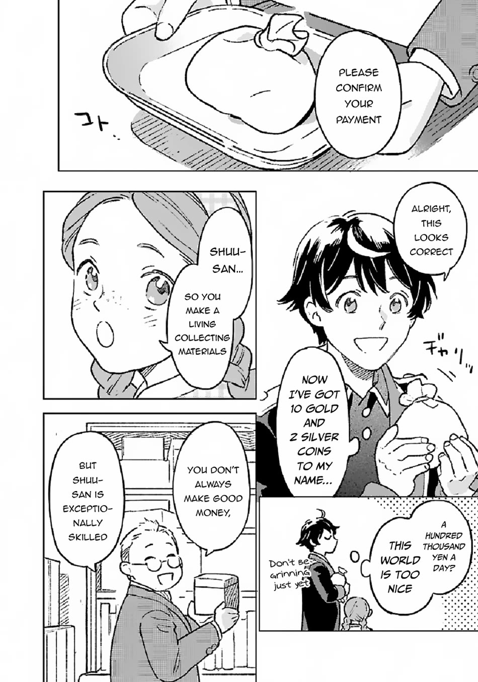 Living a Carefree Life Collecting Raw Materials in Another World chapter 5 page 17