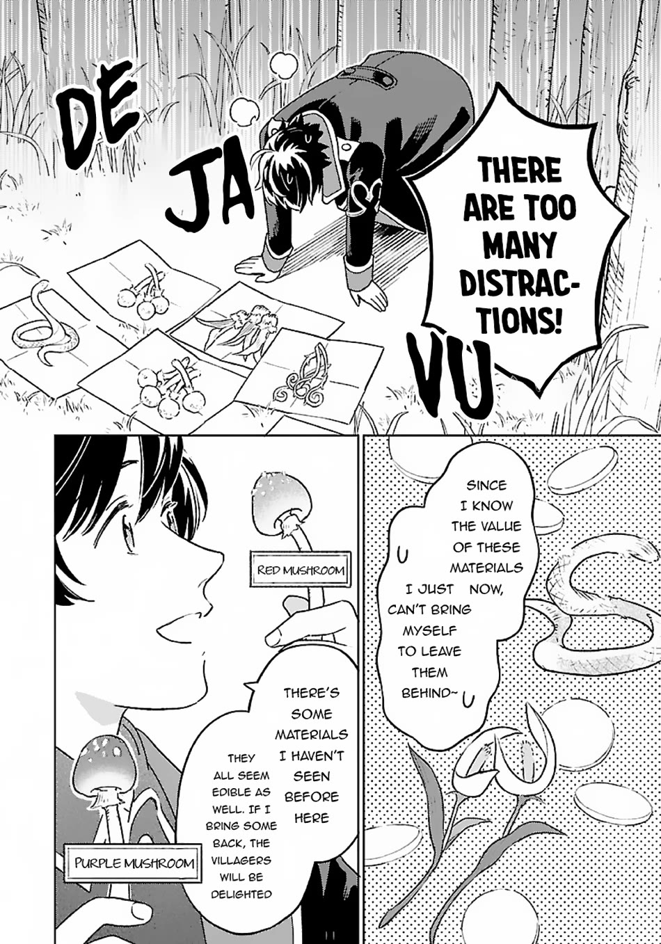 Living a Carefree Life Collecting Raw Materials in Another World chapter 8 page 12