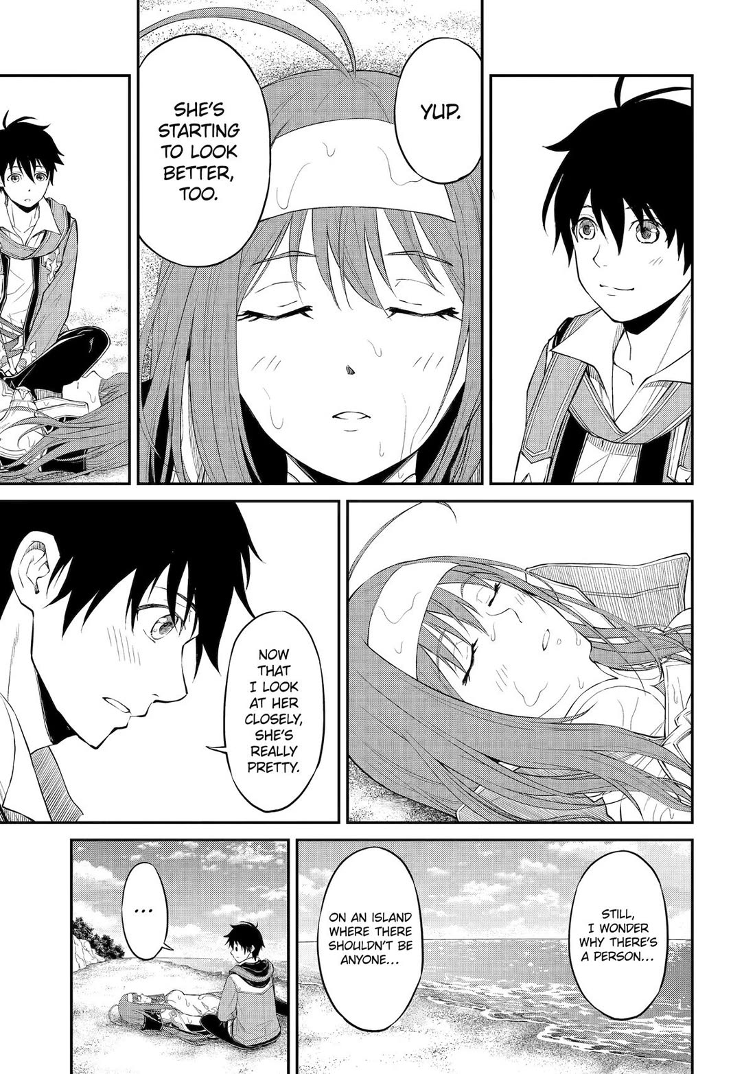 Living a Laid-Back Second Life on the Island of the Strongest Species chapter 1 page 35