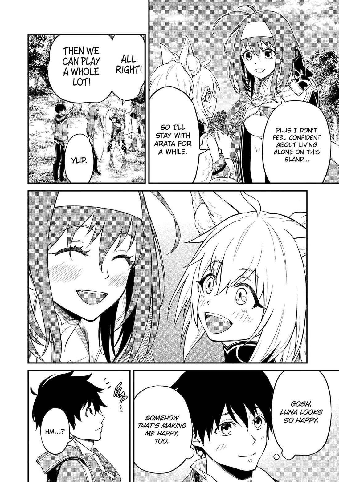 Living a Laid-Back Second Life on the Island of the Strongest Species chapter 4 page 6