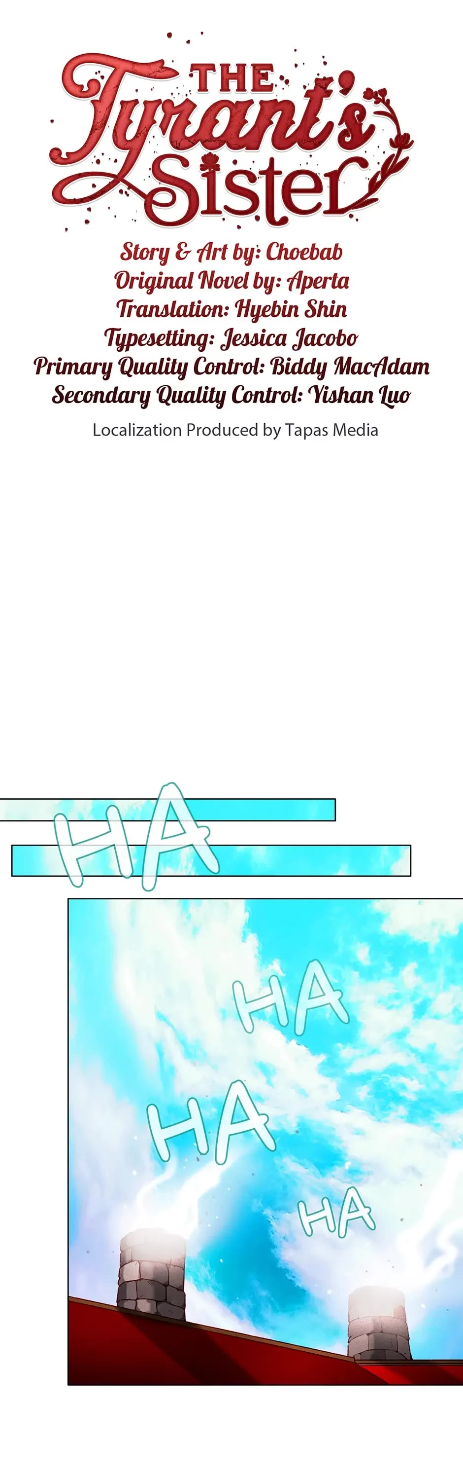 Living as the Tyrant's Older Sister chapter 132 page 1