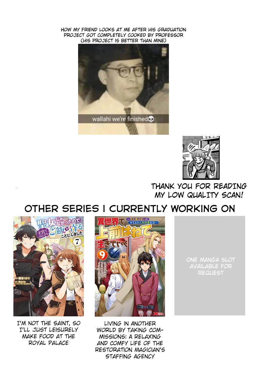 Living in Another World by Taking Commissions ~A Relaxing and Comfy Life of The Restoration Magician's Staffing Agency~ chapter 26 page 38