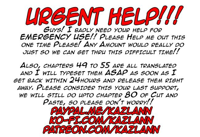 Living in This World With Cut & Paste chapter 49 page 1