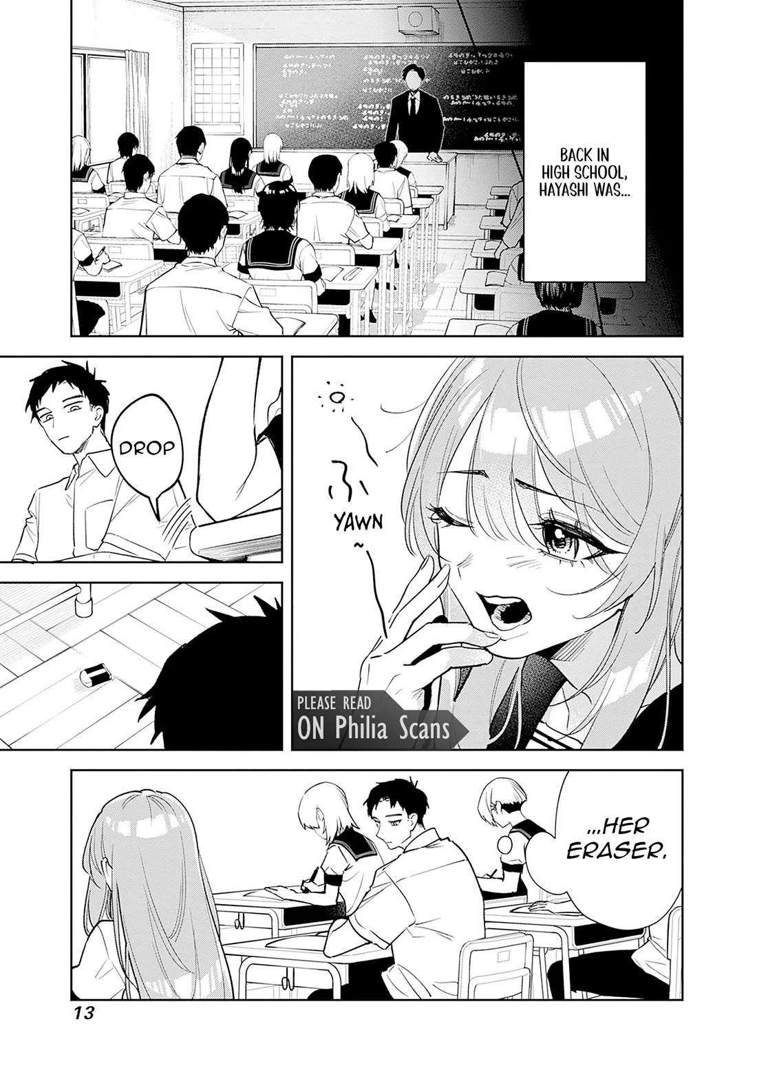 Living Together with the Queen from My High School Days Who was Arrogant, Surprisingly isn't That Uncomfortable chapter 1 page 13