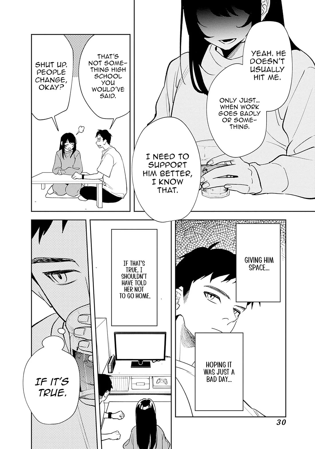 Living Together with the Queen from My High School Days Who was Arrogant, Surprisingly isn't That Uncomfortable chapter 1 page 30