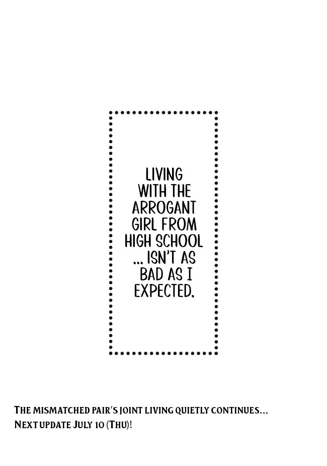 Living Together with the Queen from My High School Days Who was Arrogant, Surprisingly isn't That Uncomfortable chapter 16 page 19