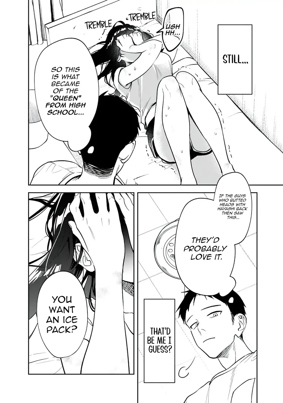 Living Together with the Queen from My High School Days Who was Arrogant, Surprisingly isn't That Uncomfortable chapter 17 page 14