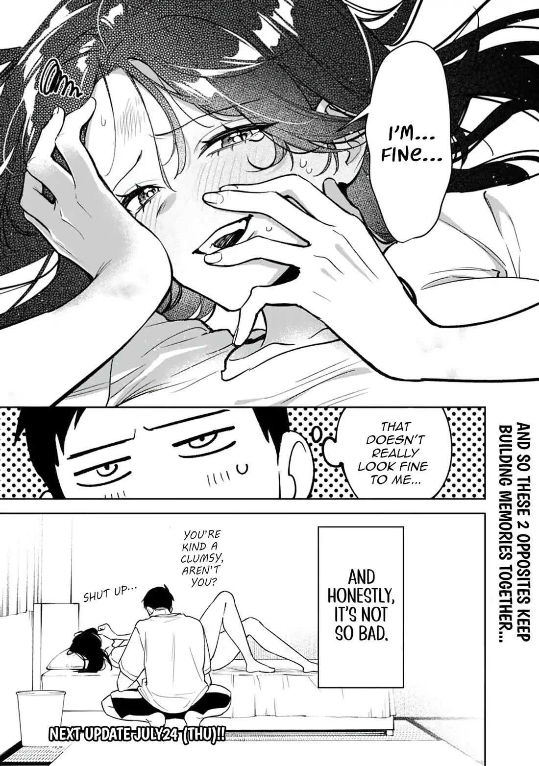 Living Together with the Queen from My High School Days Who was Arrogant, Surprisingly isn't That Uncomfortable chapter 17 page 15