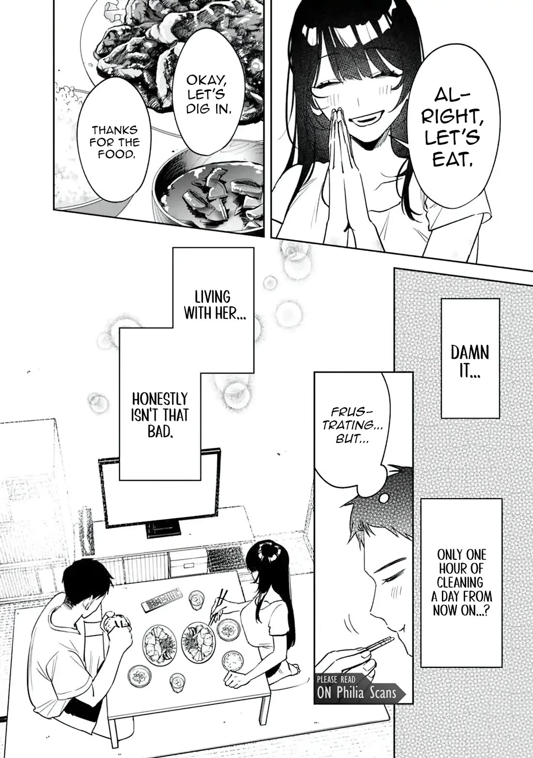 Living Together with the Queen from My High School Days Who was Arrogant, Surprisingly isn't That Uncomfortable chapter 17 page 8