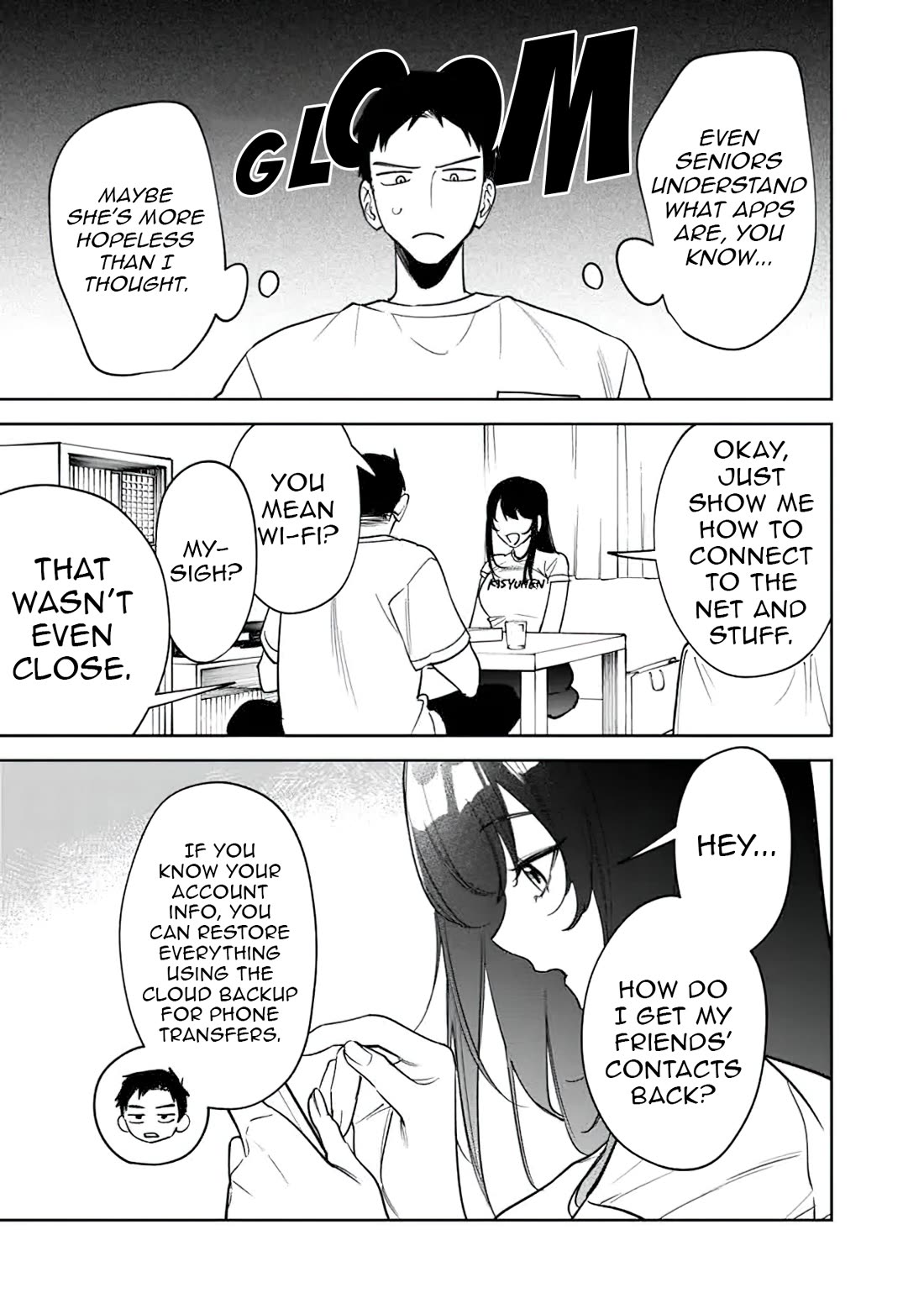 Living Together with the Queen from My High School Days Who was Arrogant, Surprisingly isn't That Uncomfortable chapter 18 page 7