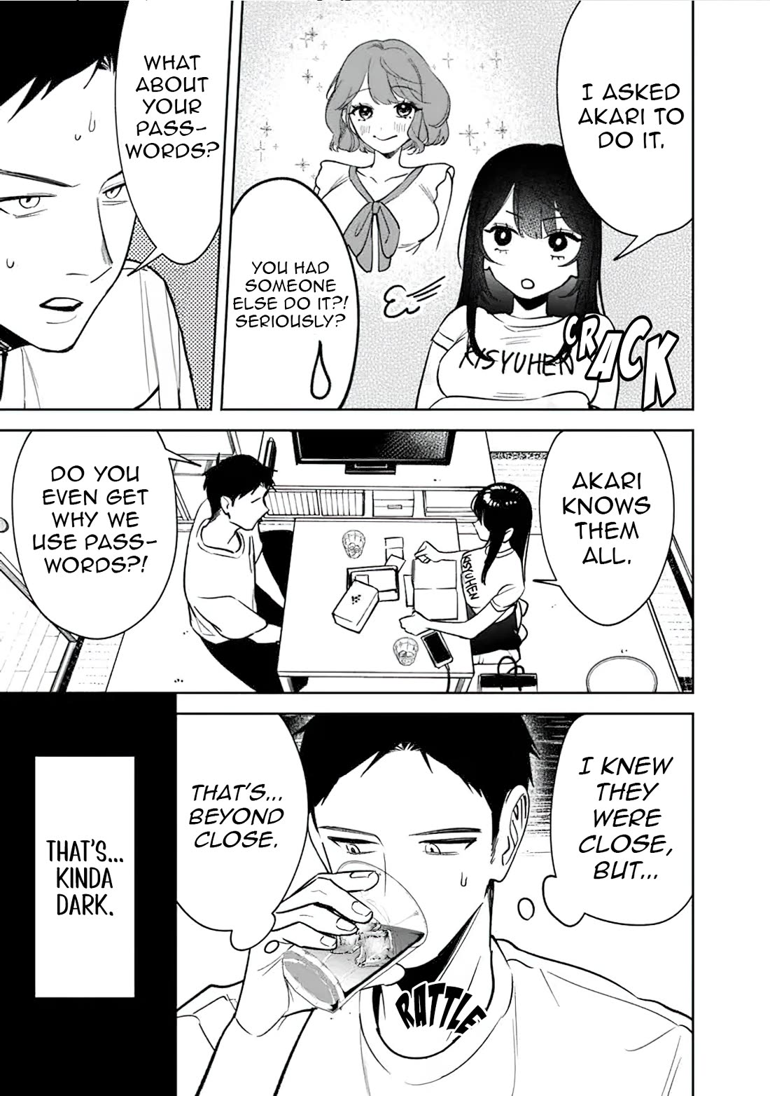 Living Together with the Queen from My High School Days Who was Arrogant, Surprisingly isn't That Uncomfortable chapter 18 page 9