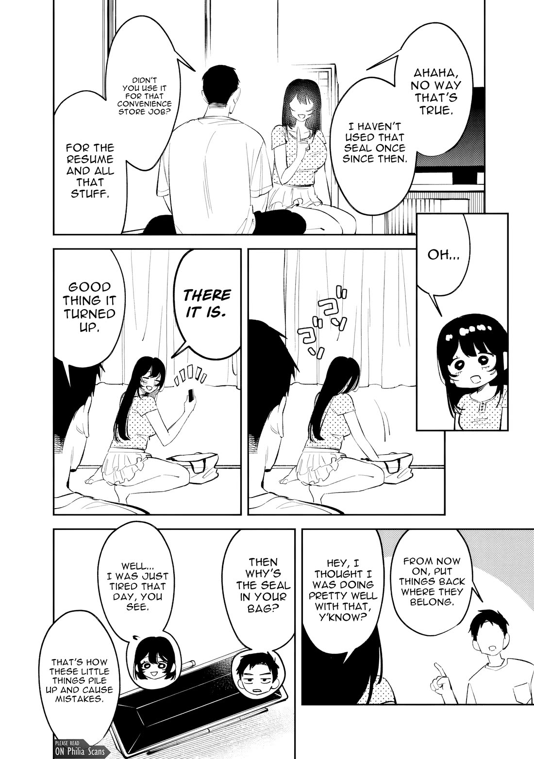 Living Together with the Queen from My High School Days Who was Arrogant, Surprisingly isn't That Uncomfortable chapter 35 page 10