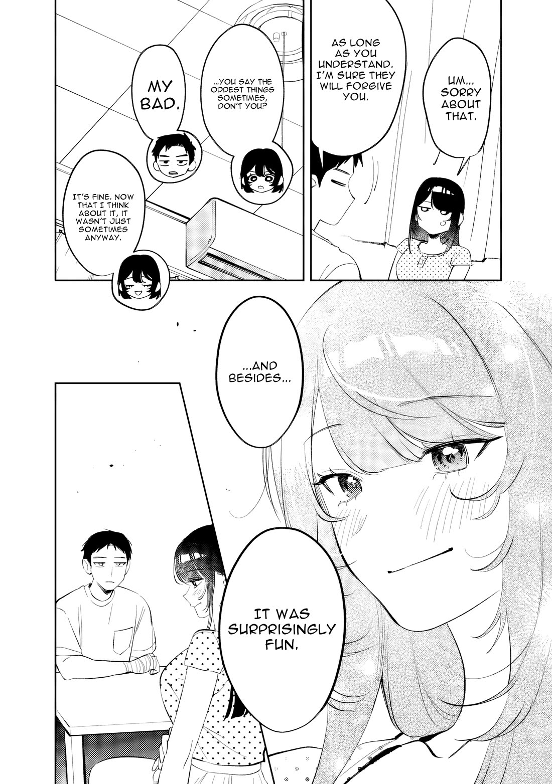 Living Together with the Queen from My High School Days Who was Arrogant, Surprisingly isn't That Uncomfortable chapter 35 page 12
