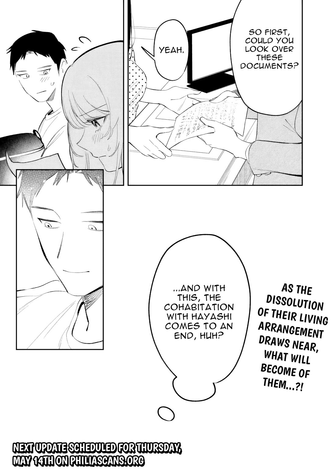 Living Together with the Queen from My High School Days Who was Arrogant, Surprisingly isn't That Uncomfortable chapter 35 page 17