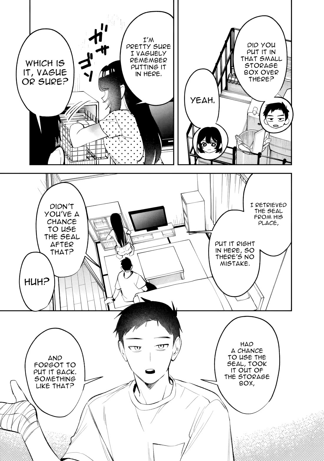 Living Together with the Queen from My High School Days Who was Arrogant, Surprisingly isn't That Uncomfortable chapter 35 page 9