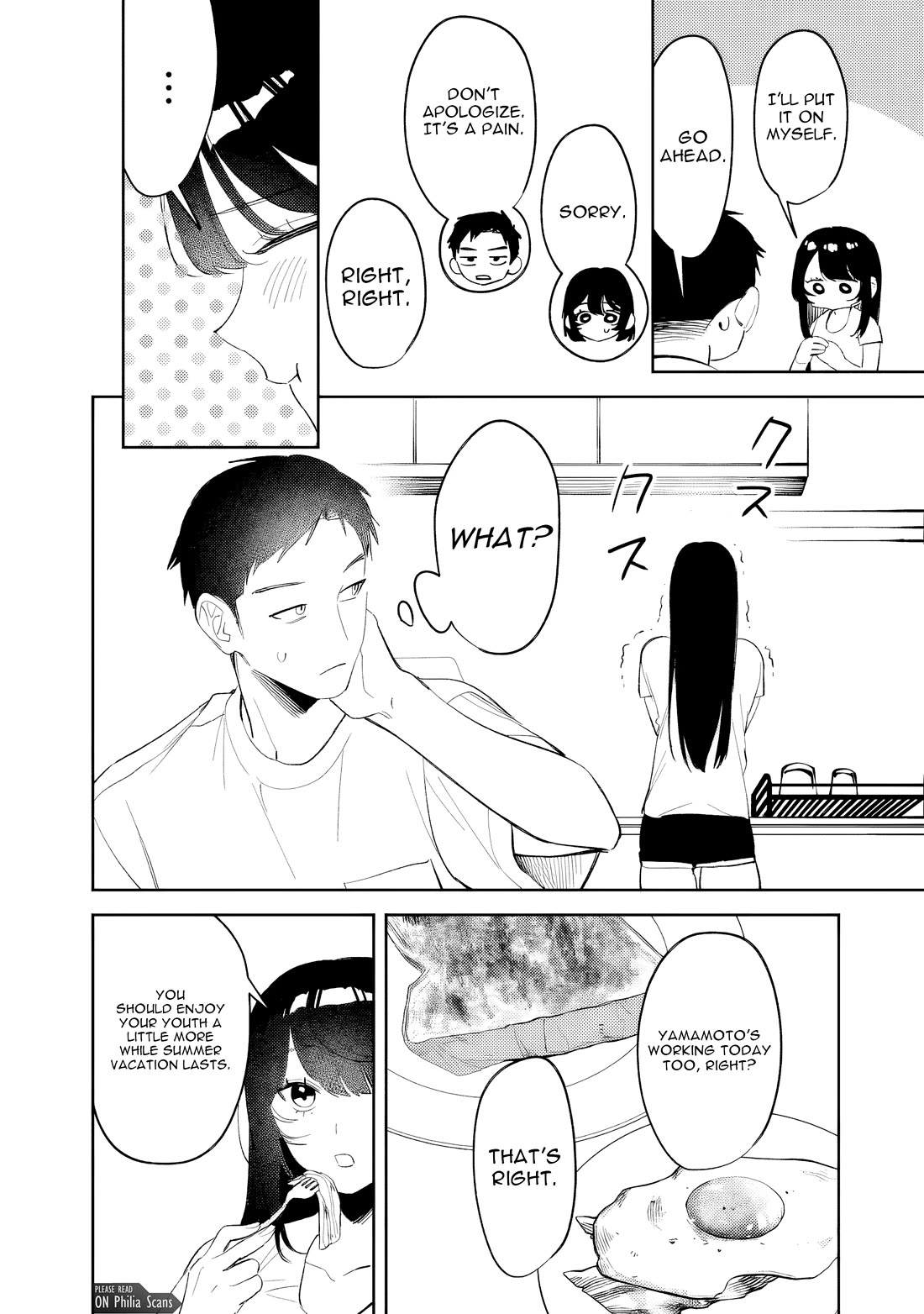 Living Together with the Queen from My High School Days Who was Arrogant, Surprisingly isn't That Uncomfortable chapter 36 page 10