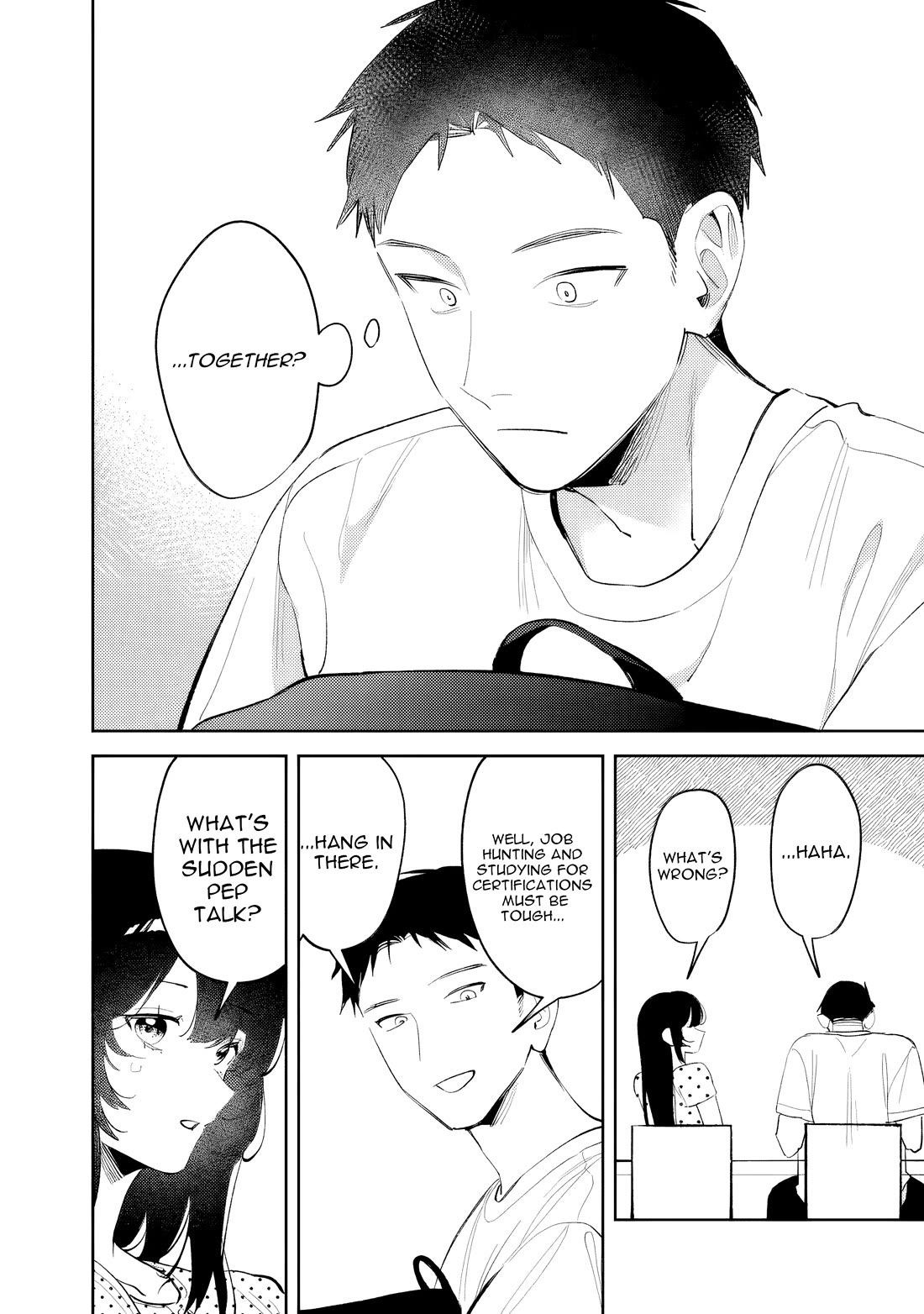 Living Together with the Queen from My High School Days Who was Arrogant, Surprisingly isn't That Uncomfortable chapter 36 page 4