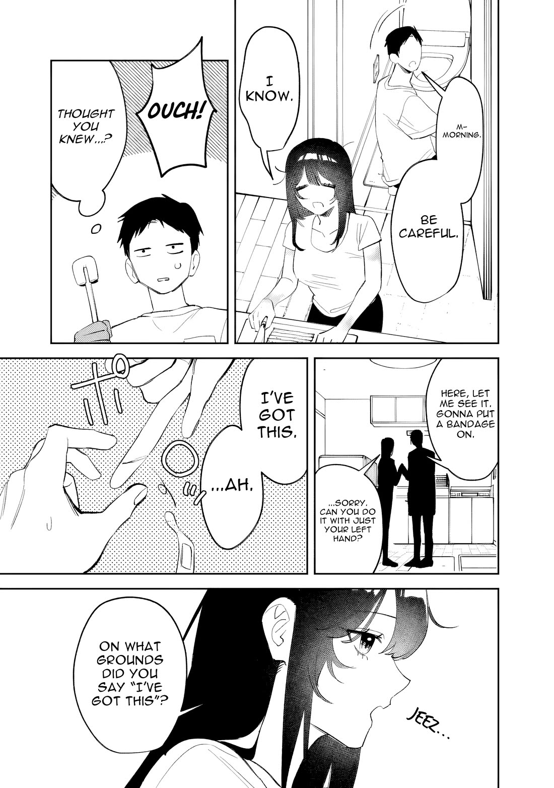 Living Together with the Queen from My High School Days Who was Arrogant, Surprisingly isn't That Uncomfortable chapter 36 page 9