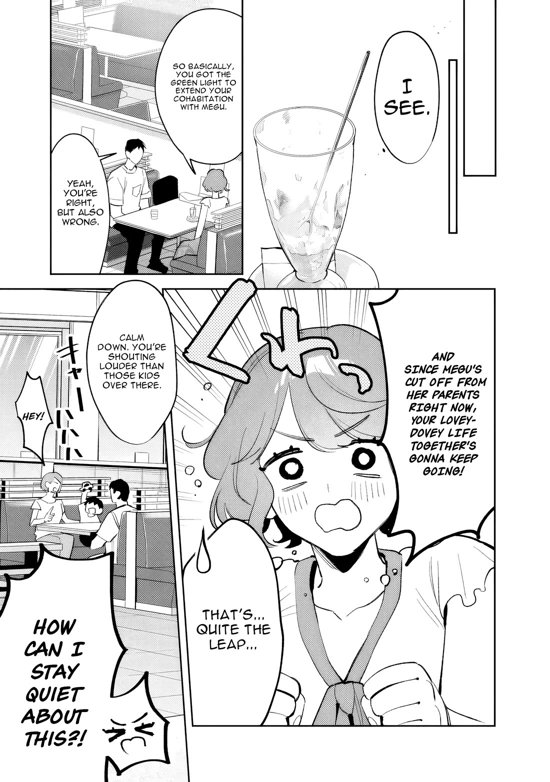 Living Together with the Queen from My High School Days Who was Arrogant, Surprisingly isn't That Uncomfortable chapter 37 page 3