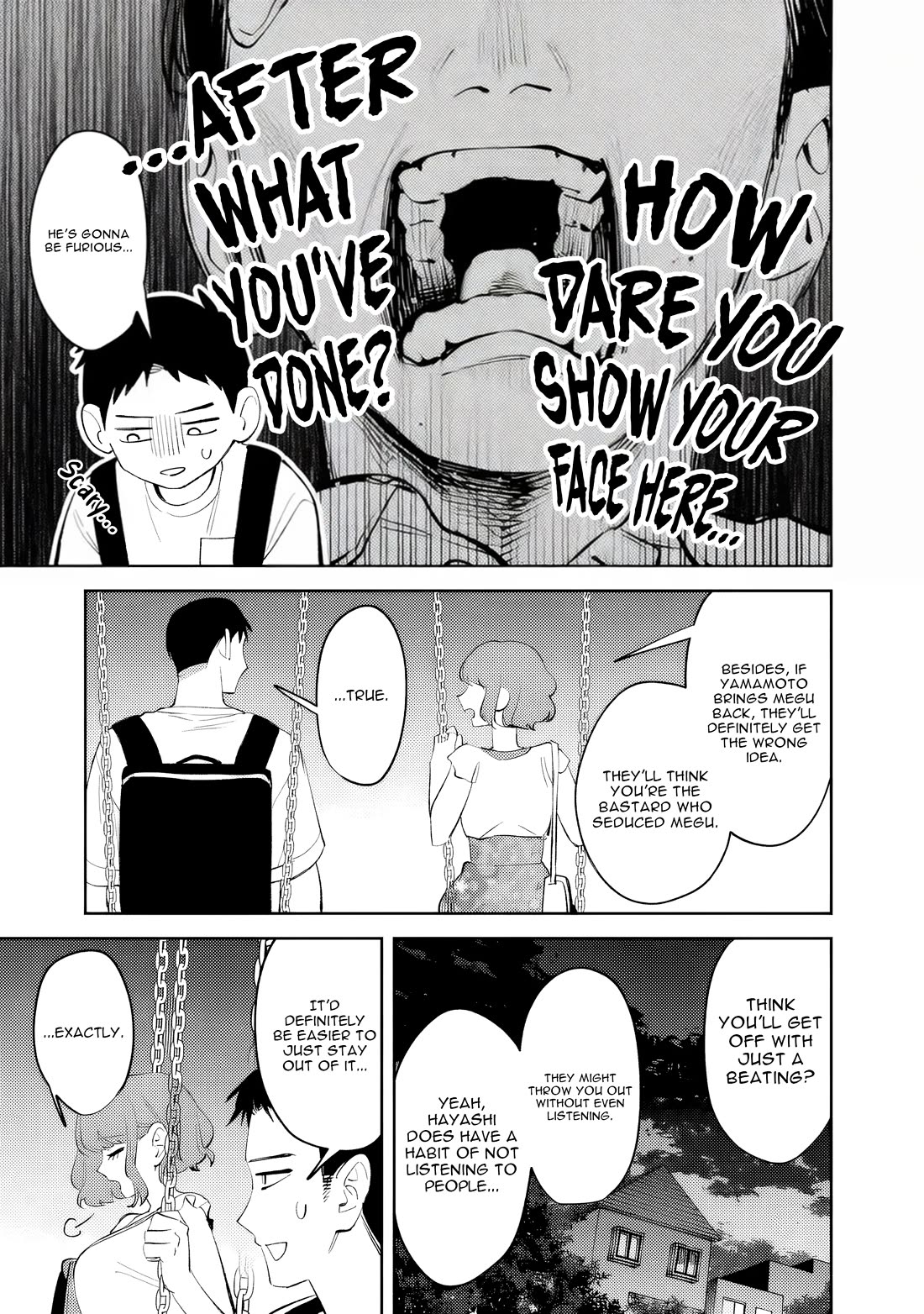 Living Together with the Queen from My High School Days Who was Arrogant, Surprisingly isn't That Uncomfortable chapter 37 page 9