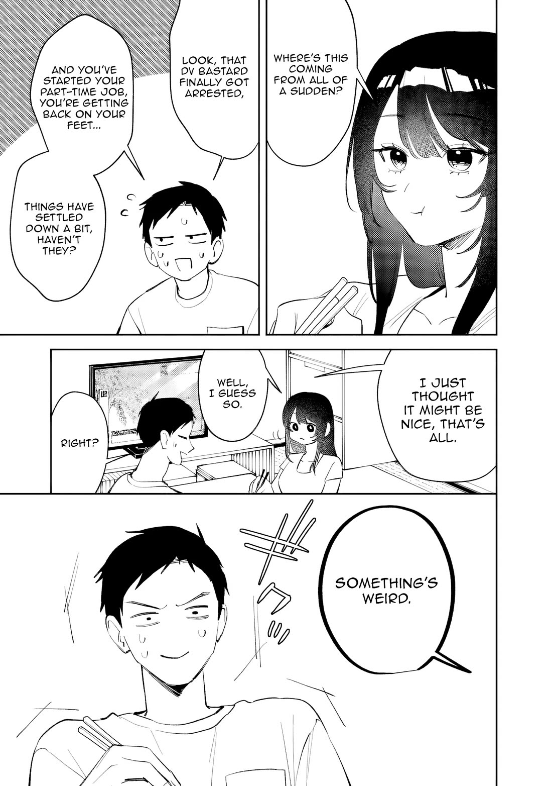 Living Together with the Queen from My High School Days Who was Arrogant, Surprisingly isn't That Uncomfortable chapter 38 page 7