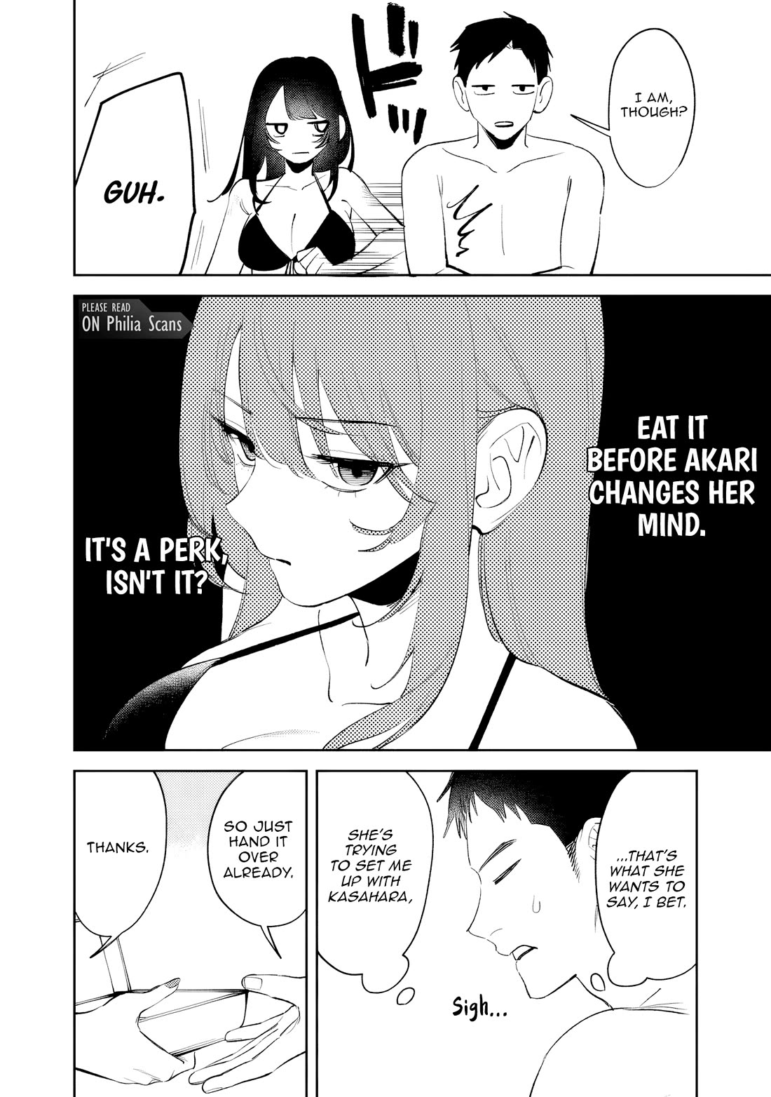 Living Together with the Queen from My High School Days Who was Arrogant, Surprisingly isn't That Uncomfortable chapter 40 page 14