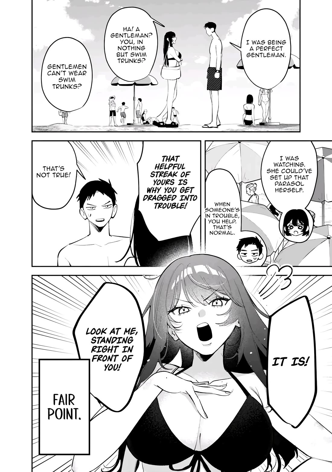 Living Together with the Queen from My High School Days Who was Arrogant, Surprisingly isn't That Uncomfortable chapter 40 page 4