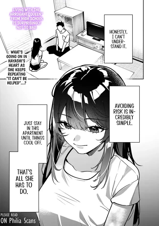 Living Together with the Queen from My High School Days Who was Arrogant, Surprisingly isn't That Uncomfortable chapter 5 page 1