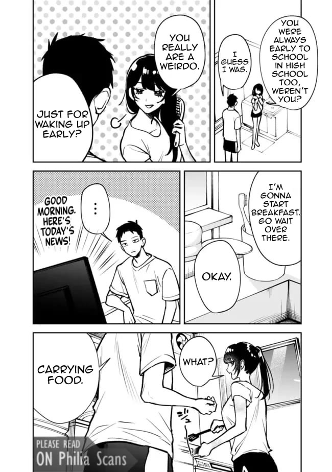 Living Together with the Queen from My High School Days Who was Arrogant, Surprisingly isn't That Uncomfortable chapter 6 page 4