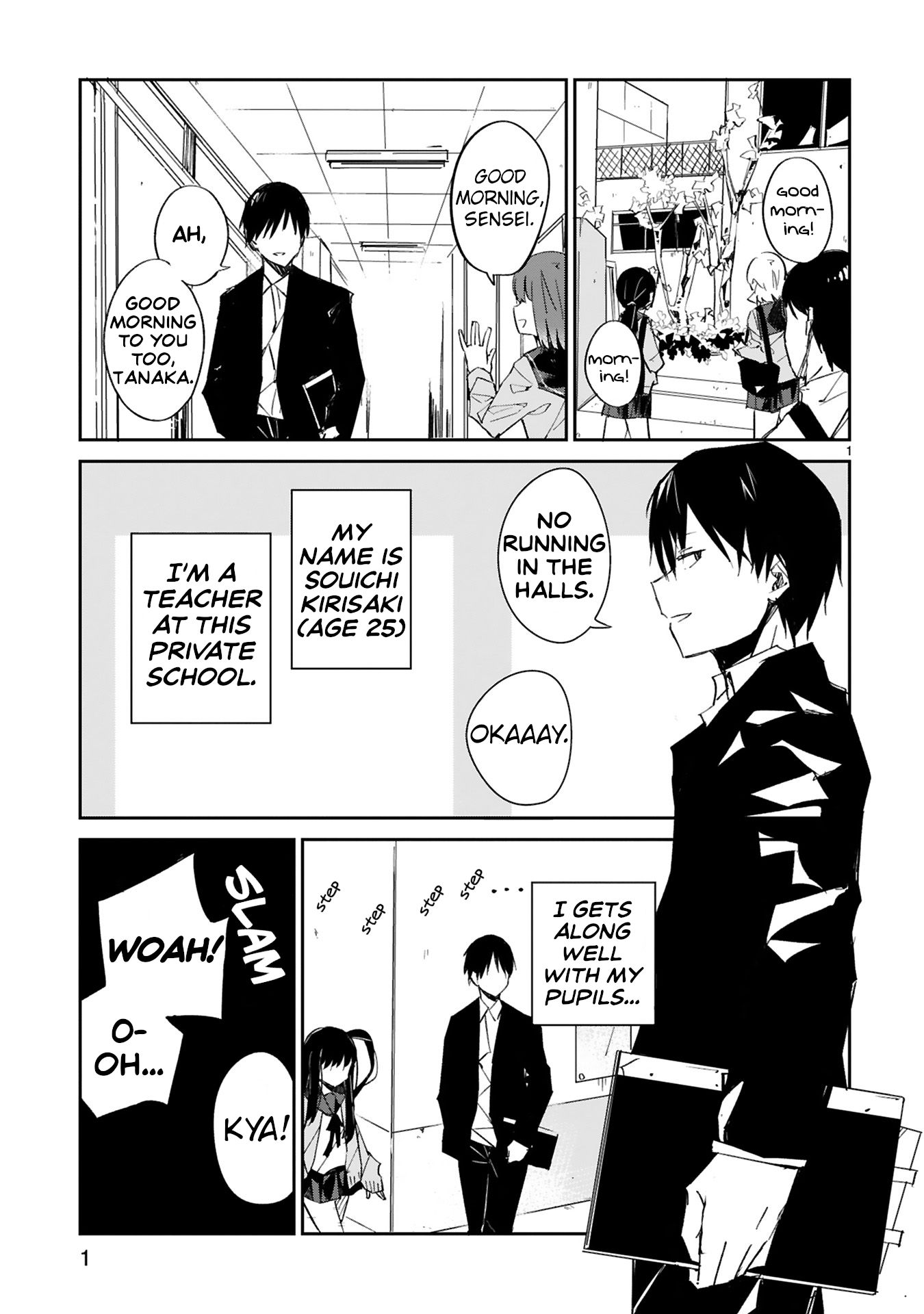 Loooser Loser Loser Loser Sensei chapter 1 page 1