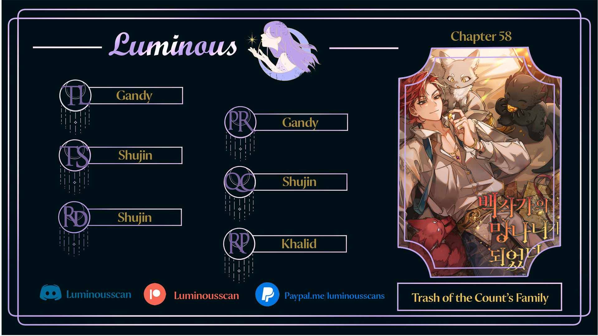 Lout of Count’s Family chapter 58 page 1