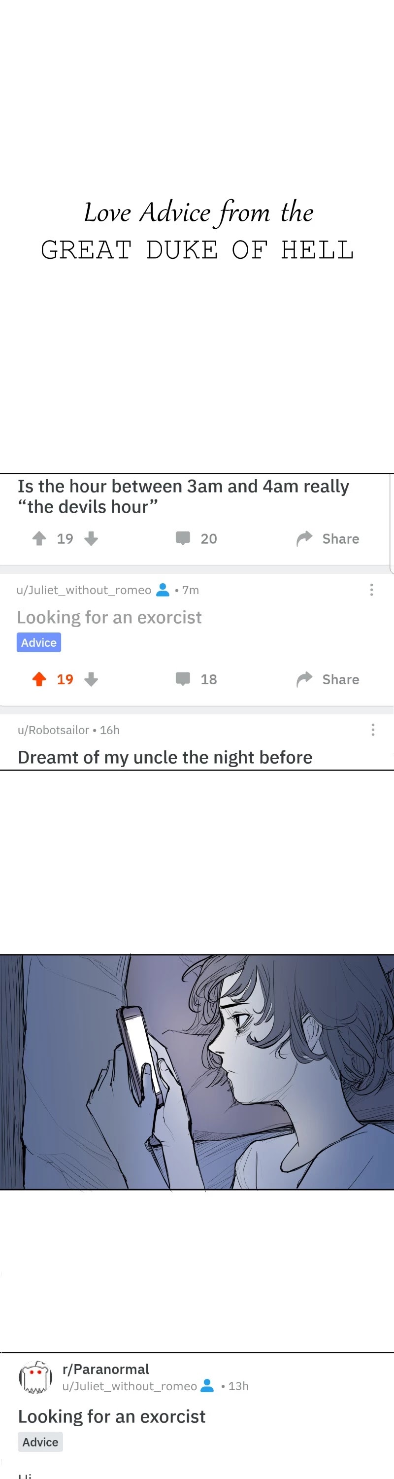 Love Advice from the Great Duke of Hell chapter 19 page 1