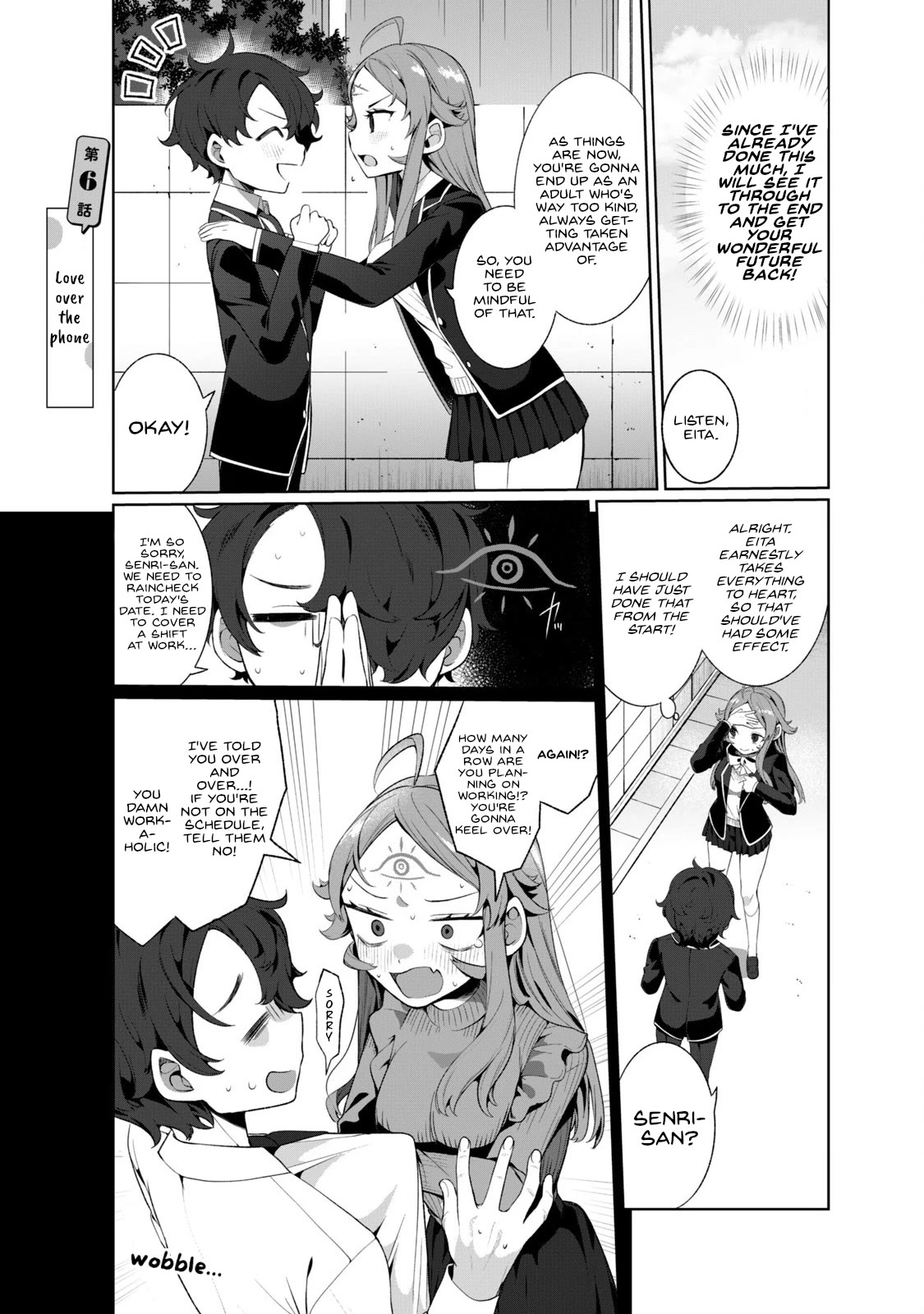 Love, Clairvoyance, and Adolescents chapter 6 page 1