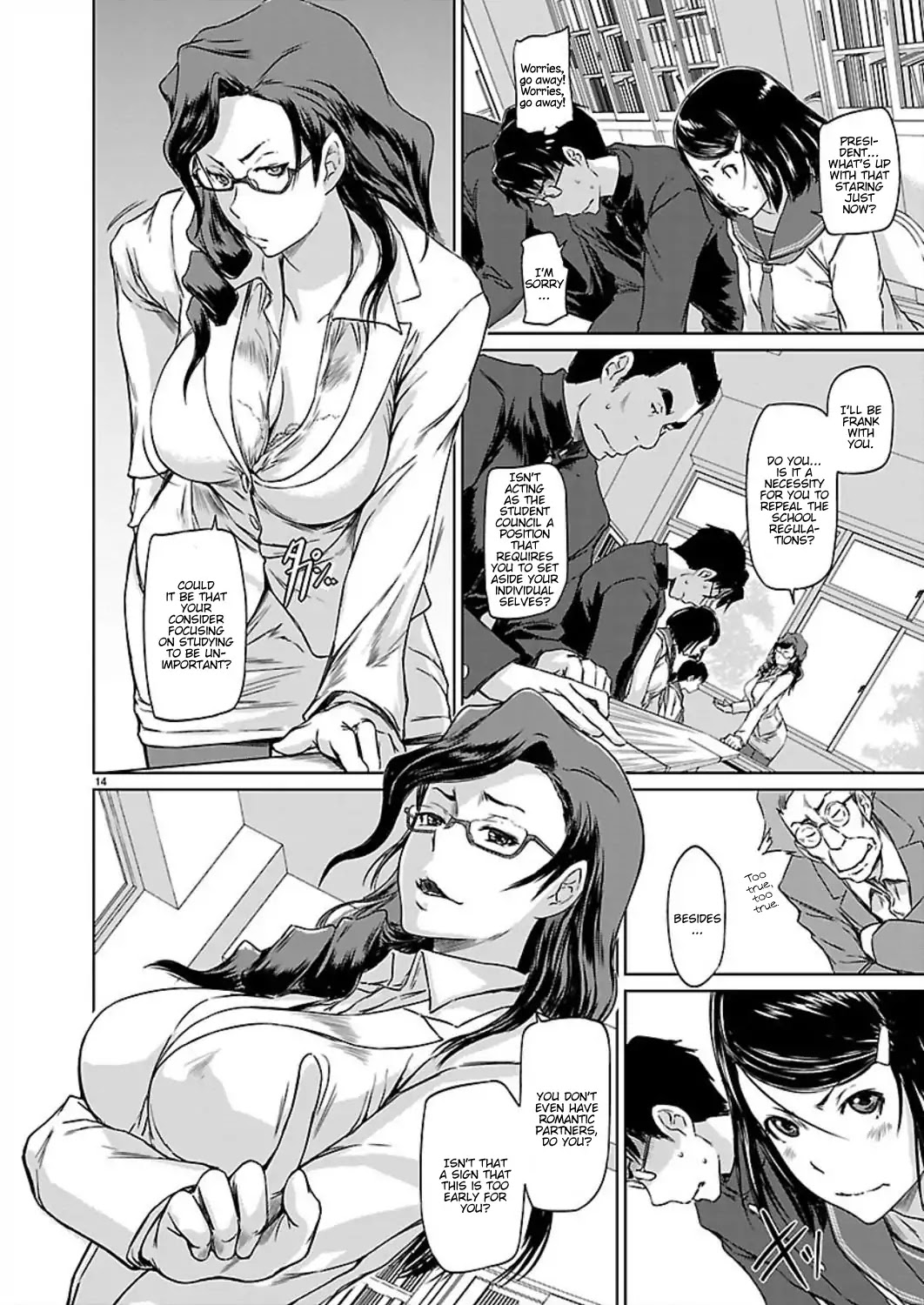 Love Oriented Student Council chapter 1 page 16