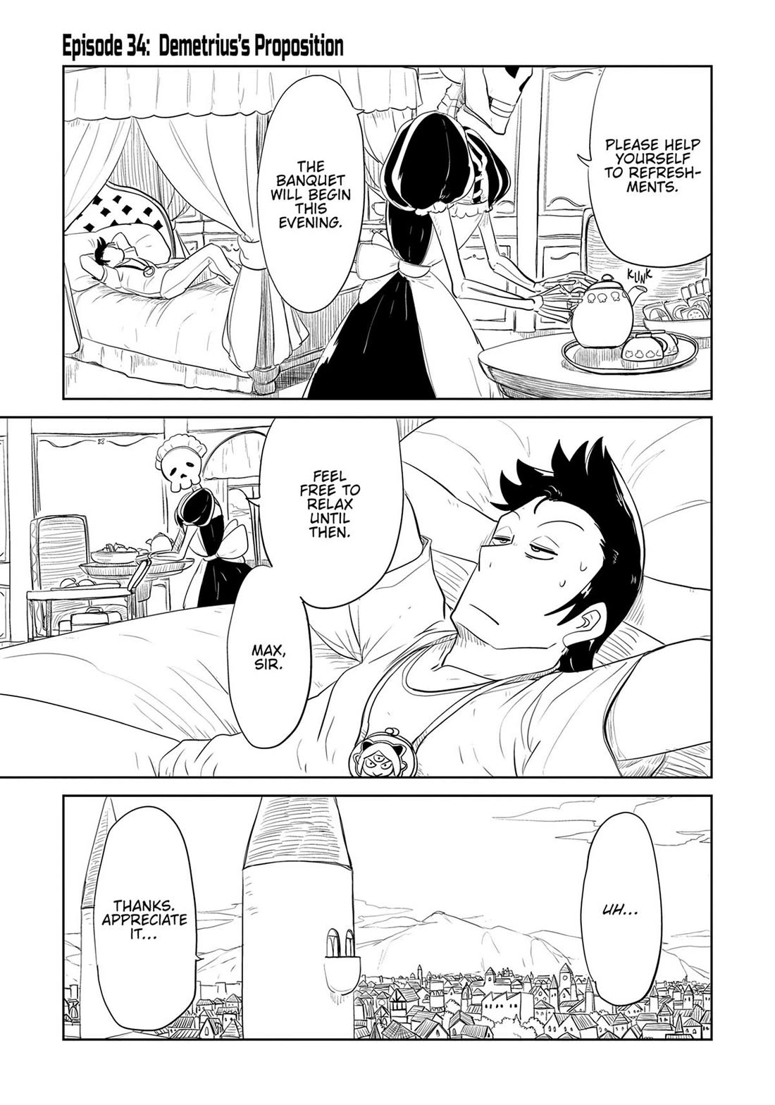 LV1 devil and the one-room hero chapter 34 page 1