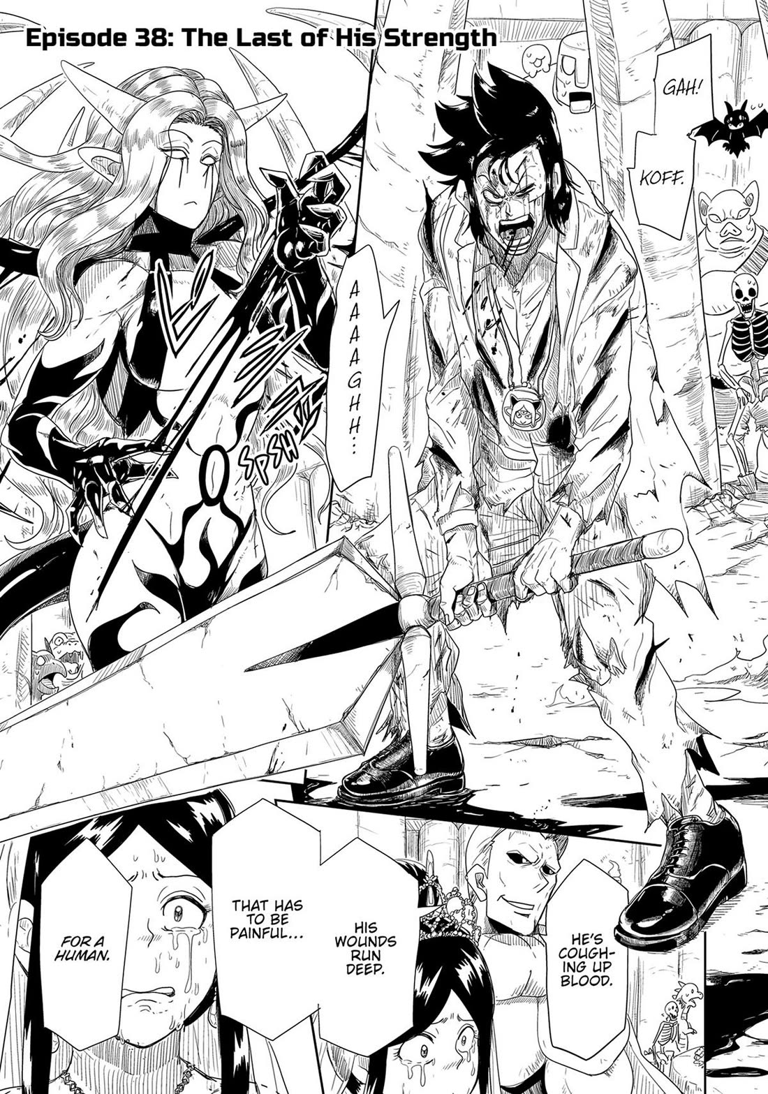 LV1 devil and the one-room hero chapter 38 page 1