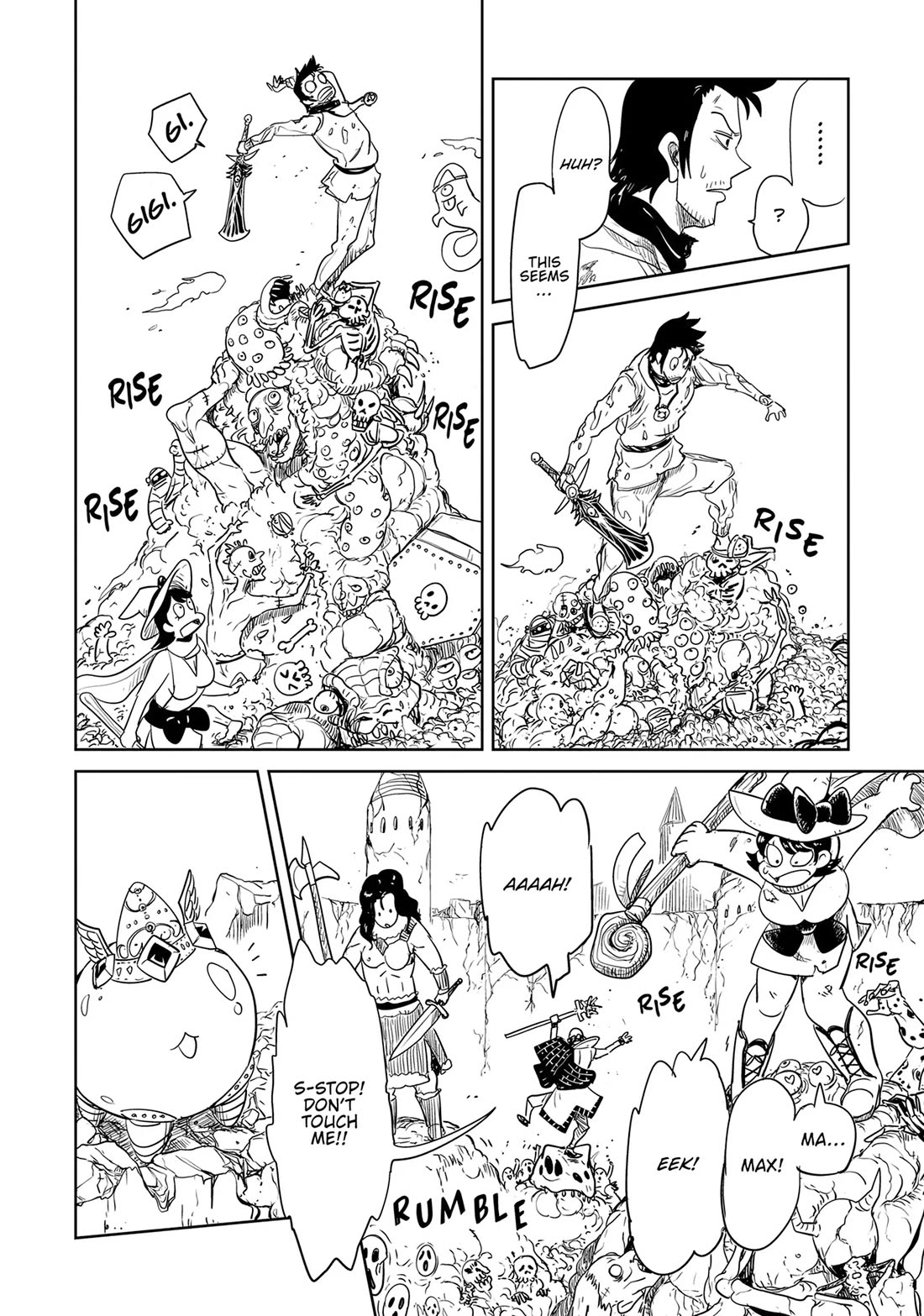 LV1 devil and the one-room hero chapter 48 page 57