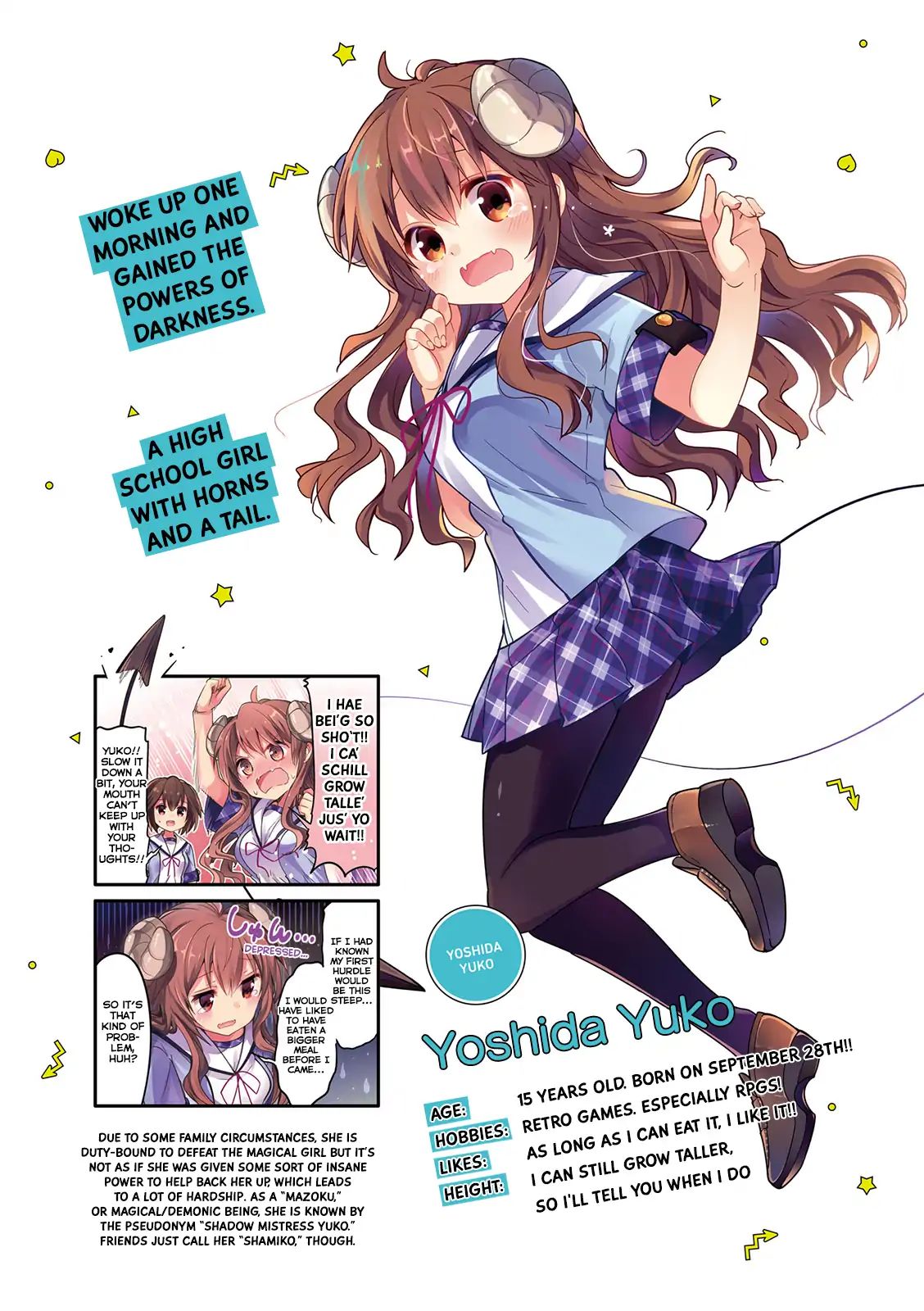Machikado Mazoku chapter 0 page 4