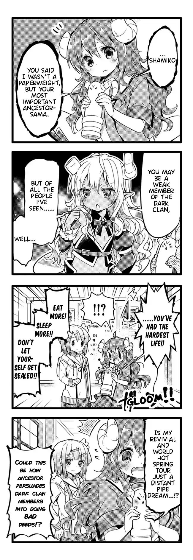 Machikado Mazoku chapter 19 page 14