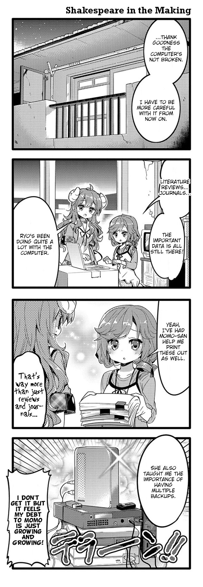 Machikado Mazoku chapter 22 page 12