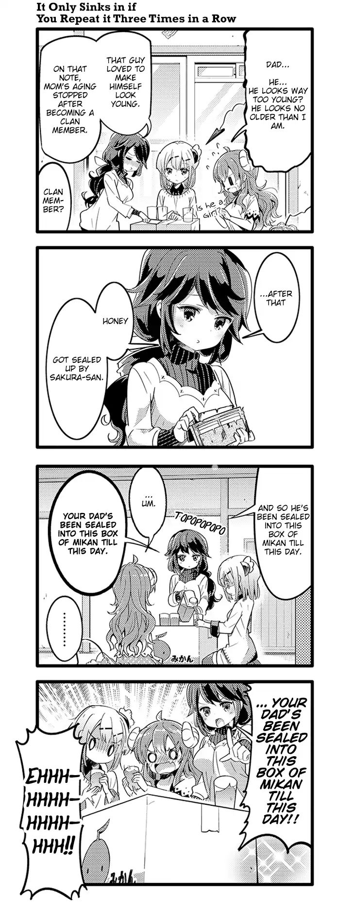 Machikado Mazoku chapter 25 page 9