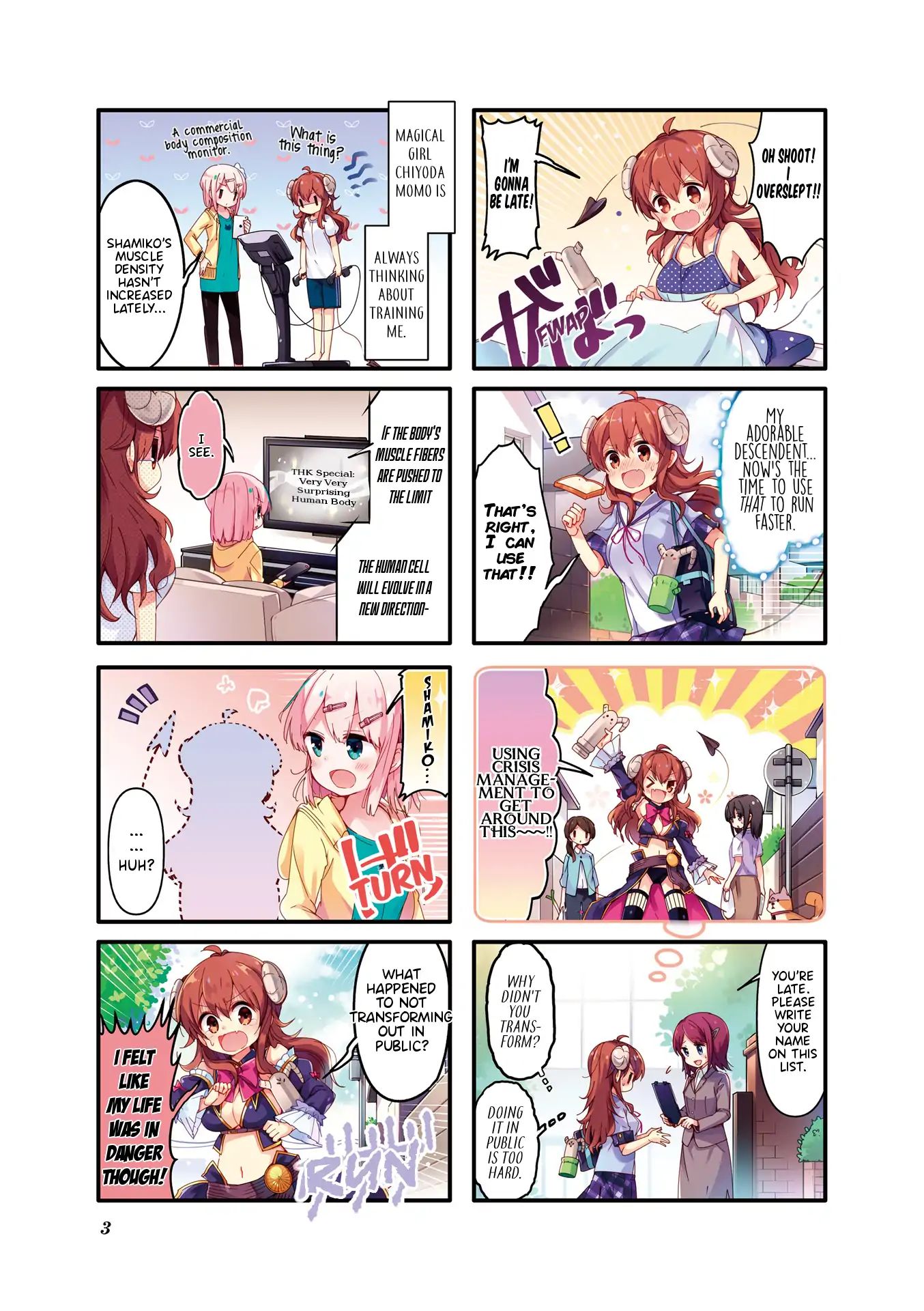 Machikado Mazoku chapter 26.9 page 4