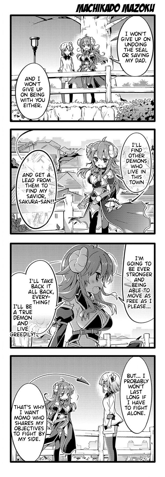 Machikado Mazoku chapter 26 page 10