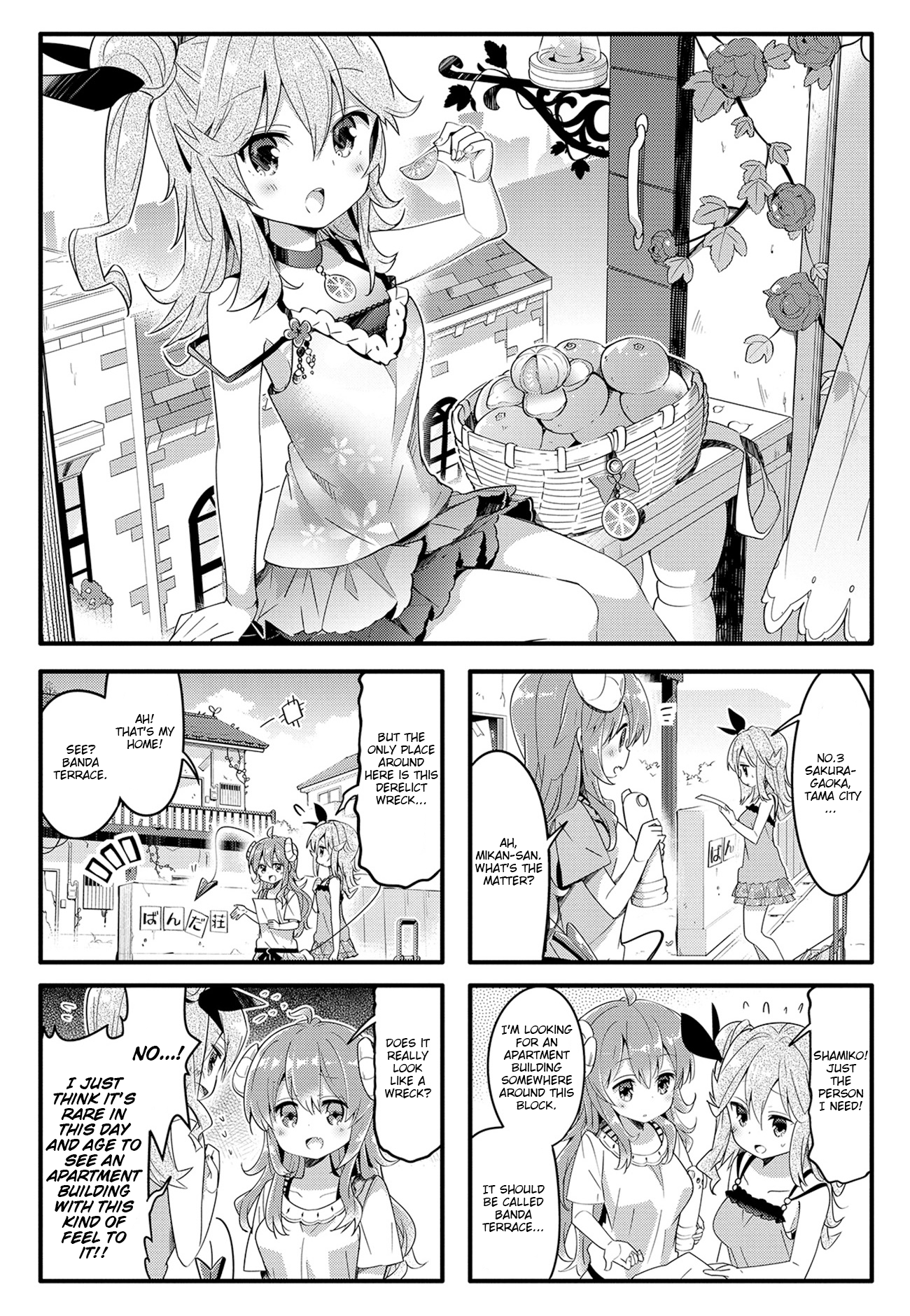 Machikado Mazoku chapter 28 page 1