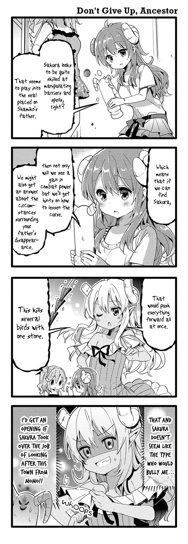 Machikado Mazoku chapter 28 page 10