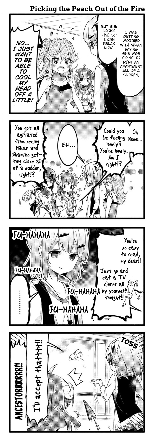 Machikado Mazoku chapter 28 page 14