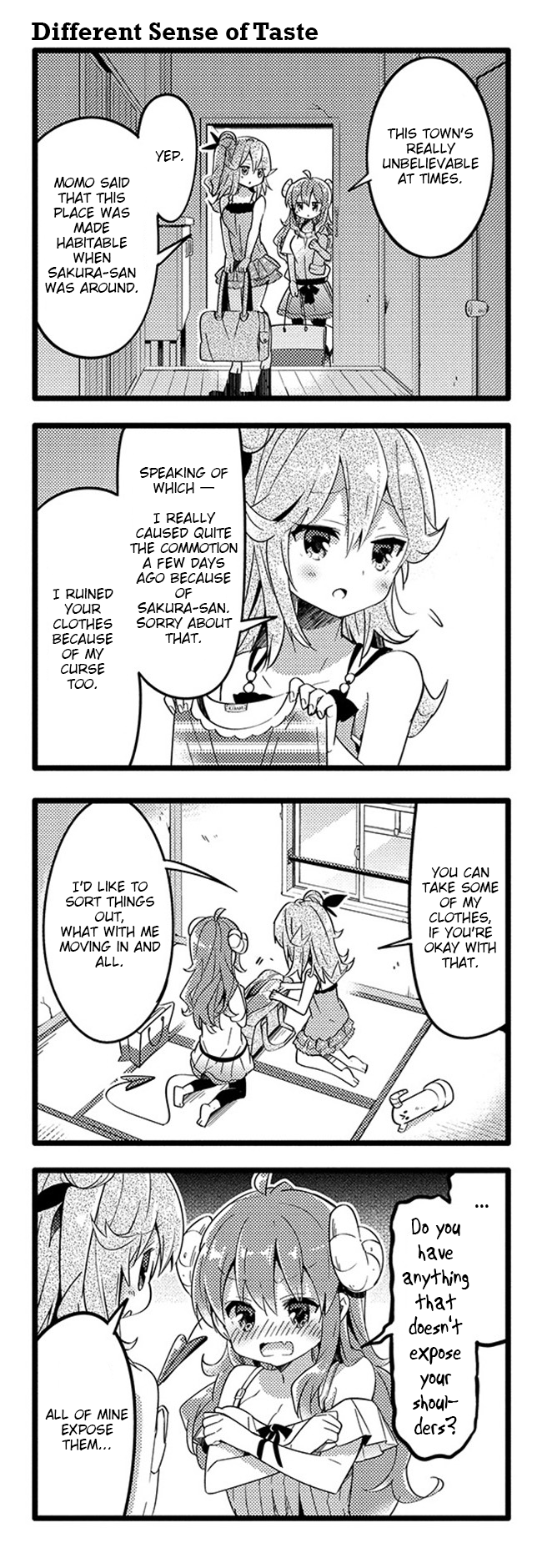 Machikado Mazoku chapter 28 page 3