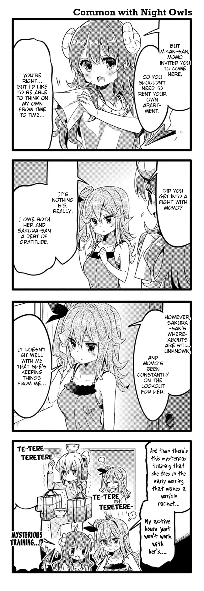 Machikado Mazoku chapter 28 page 4