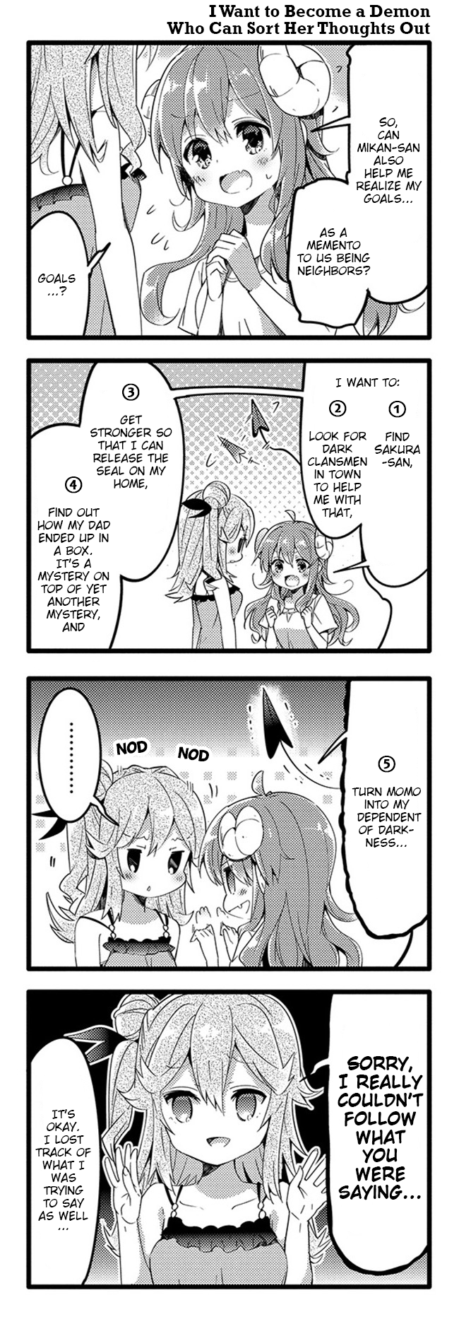 Machikado Mazoku chapter 28 page 8