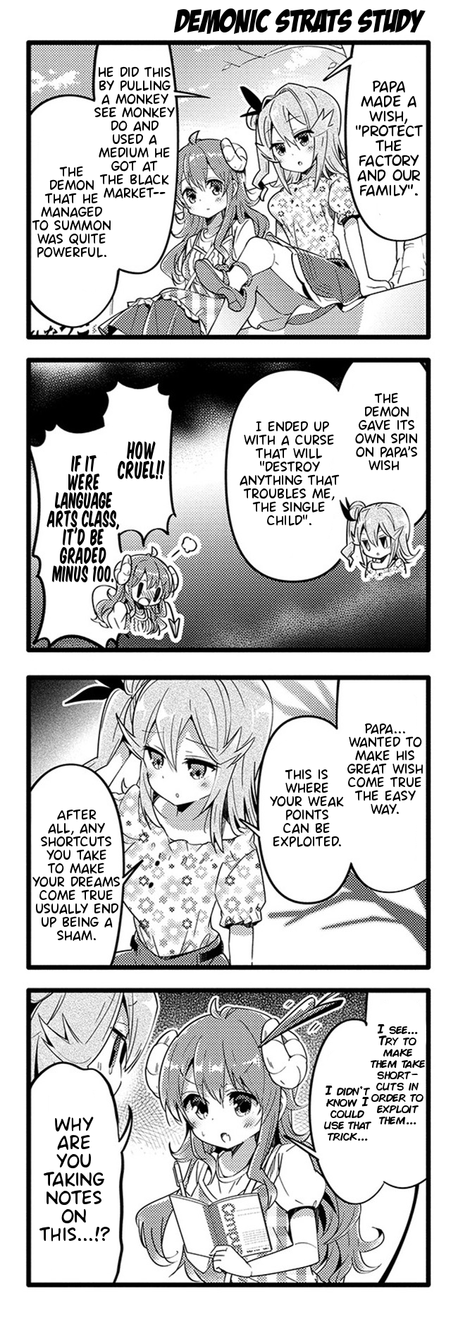 Machikado Mazoku chapter 30 page 4